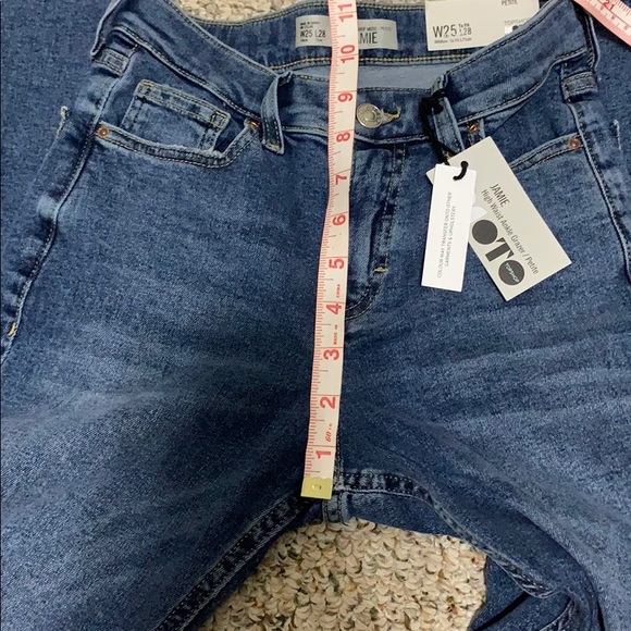 NWT Topshop High Waist Ankle Denim - Picture 8 of 8